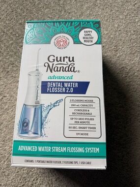 GuruNanda Advanced Dental Water Flosser 2.0